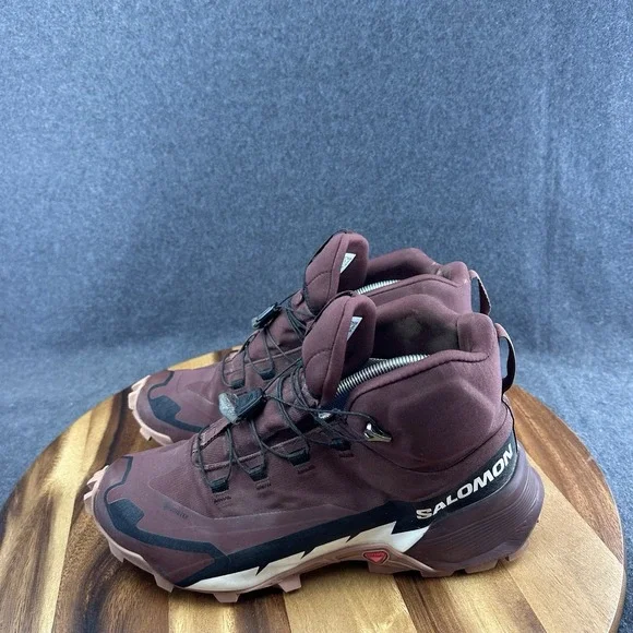Salomon Cross Hike Mid GTX 2 Women's 9 Waterproof Hiking Shoes Bitter Chocolate - Picture 7 of 12